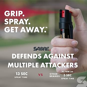 Amazon.com : SABRE Pepper Spray & 3-in-1 Stun Gun with